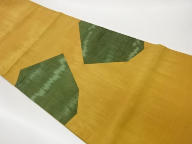 JAPANESE KIMONO / FUKURO OBI / TSUMUGI / WOVEN ABSTRACT PATTERN 